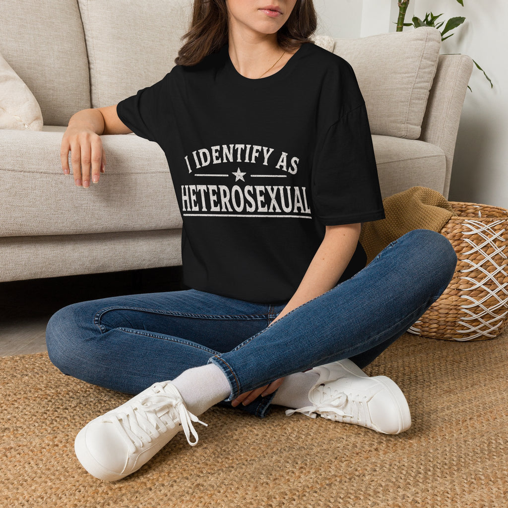 I Identify As Heterosexual T-Shirt — Statement Pride Tee