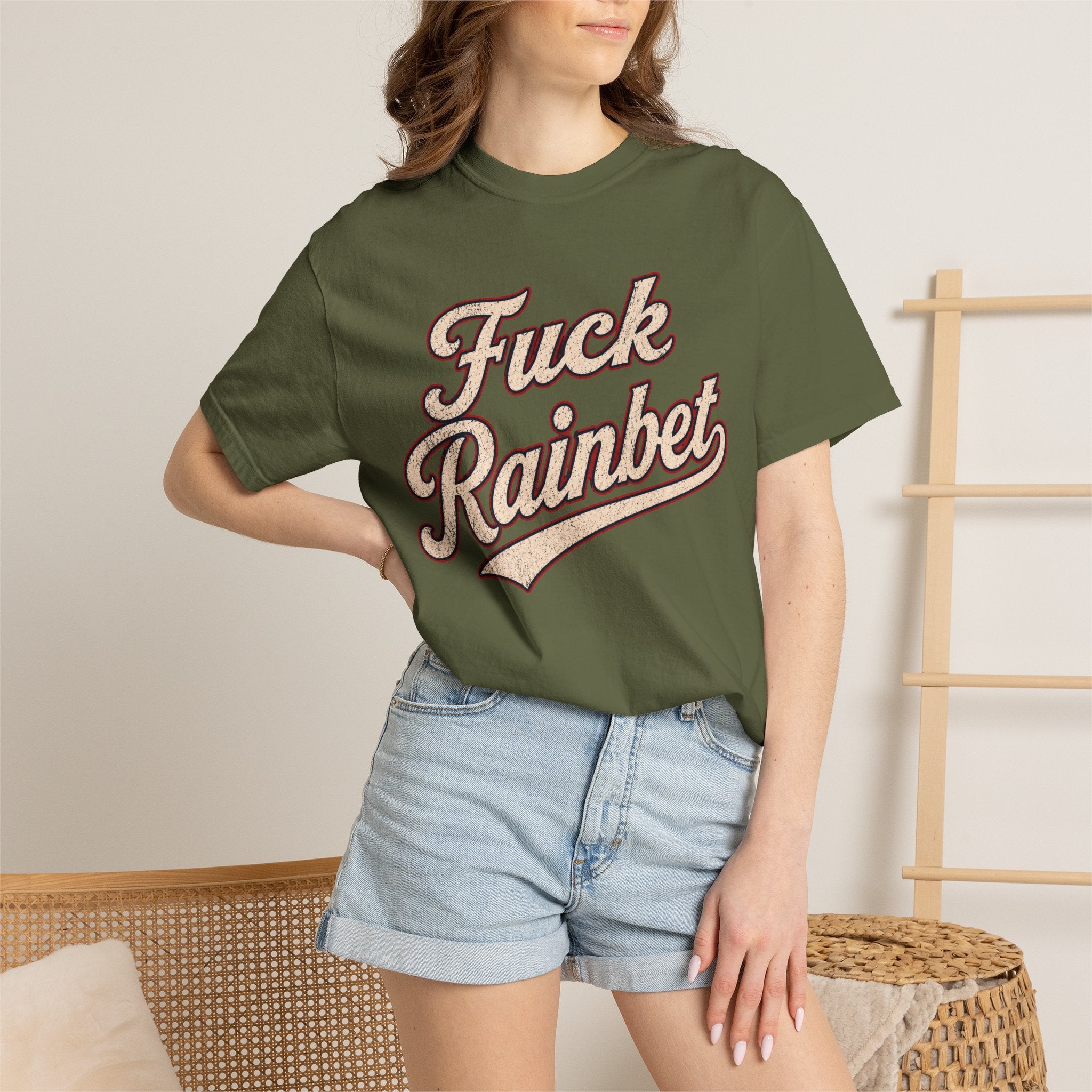 F*** Rainbet | Unisex Garment-Dyed T-shirt