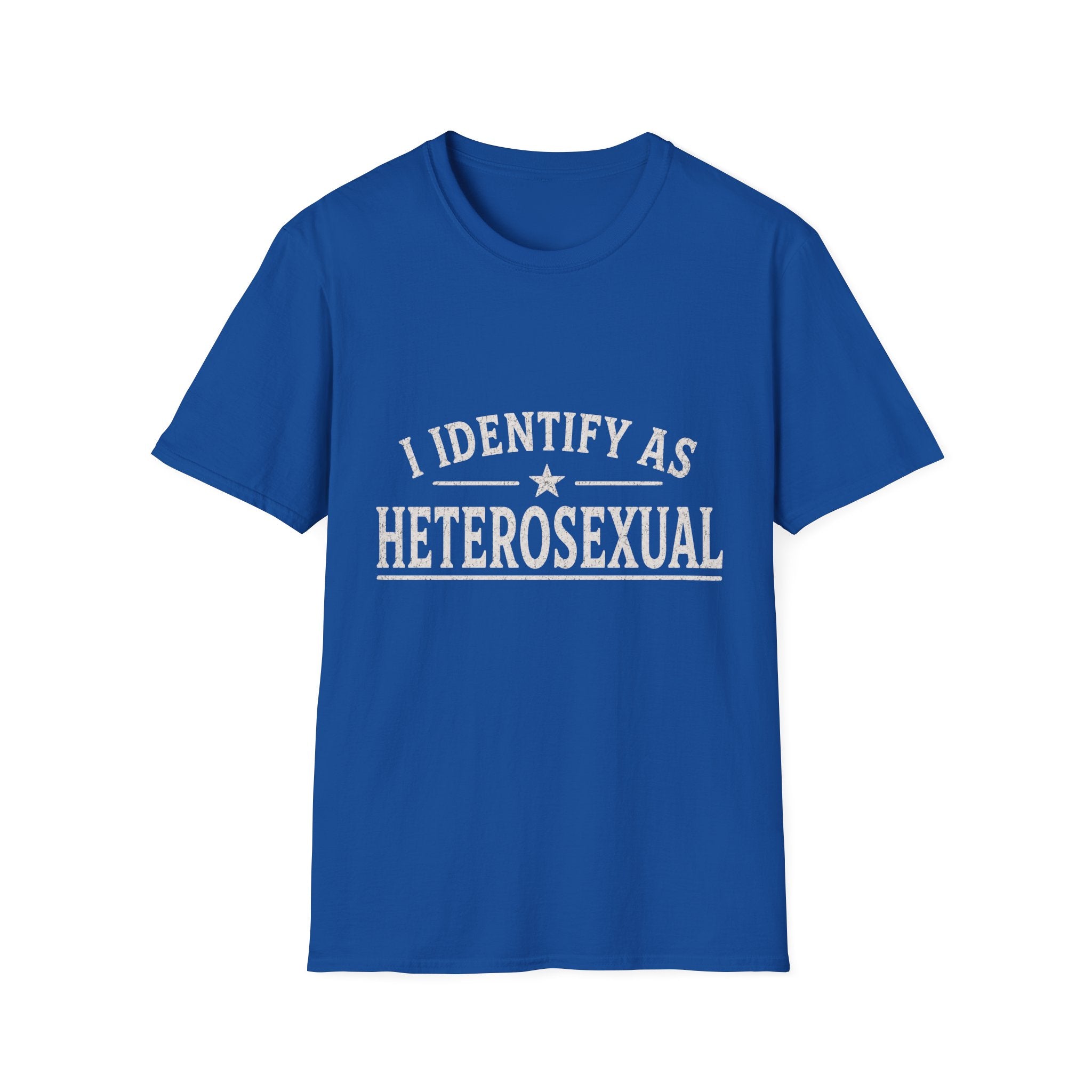 I Identify As Heterosexual T-Shirt — Statement Pride Tee