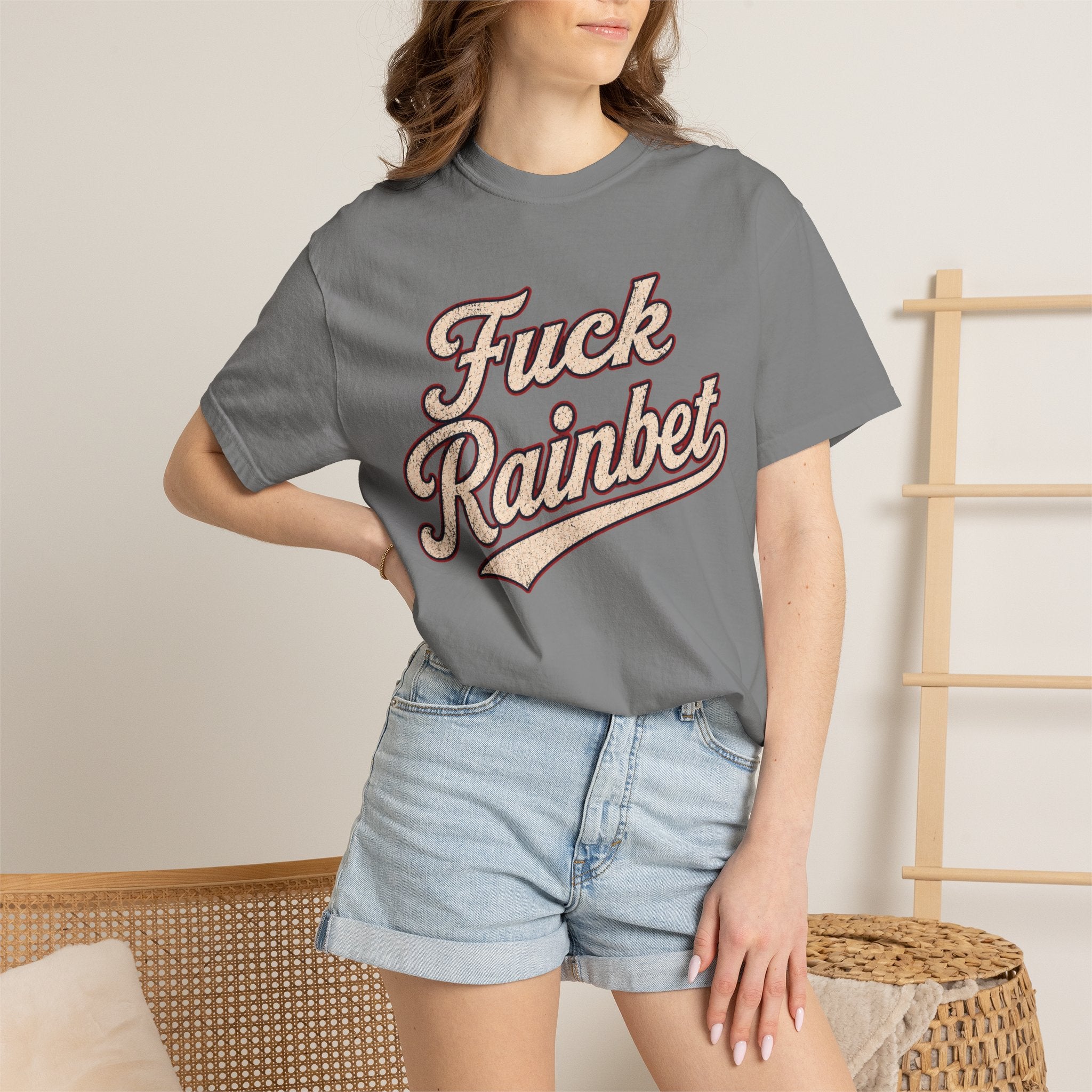F*** Rainbet | Unisex Garment-Dyed T-shirt