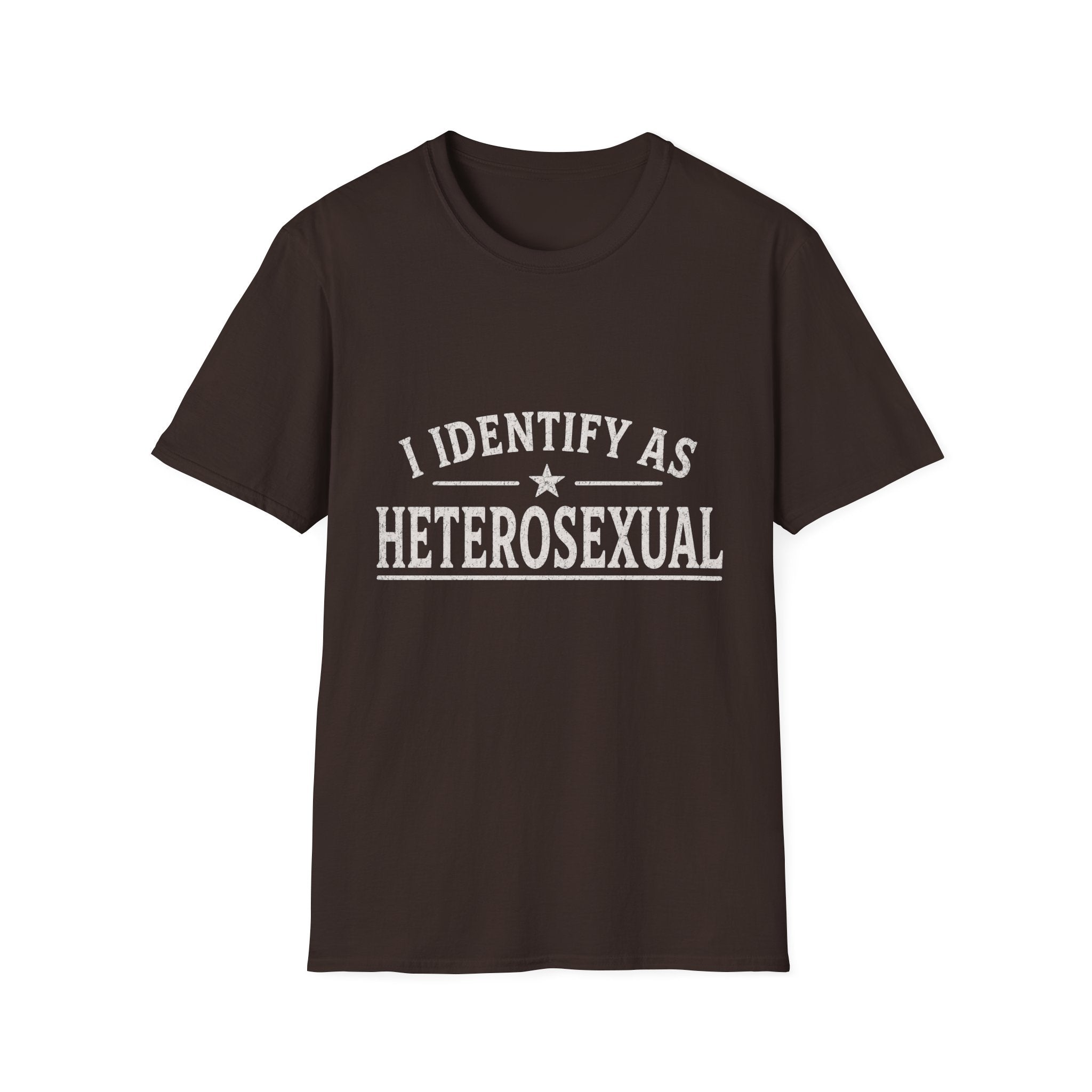 I Identify As Heterosexual T-Shirt — Statement Pride Tee