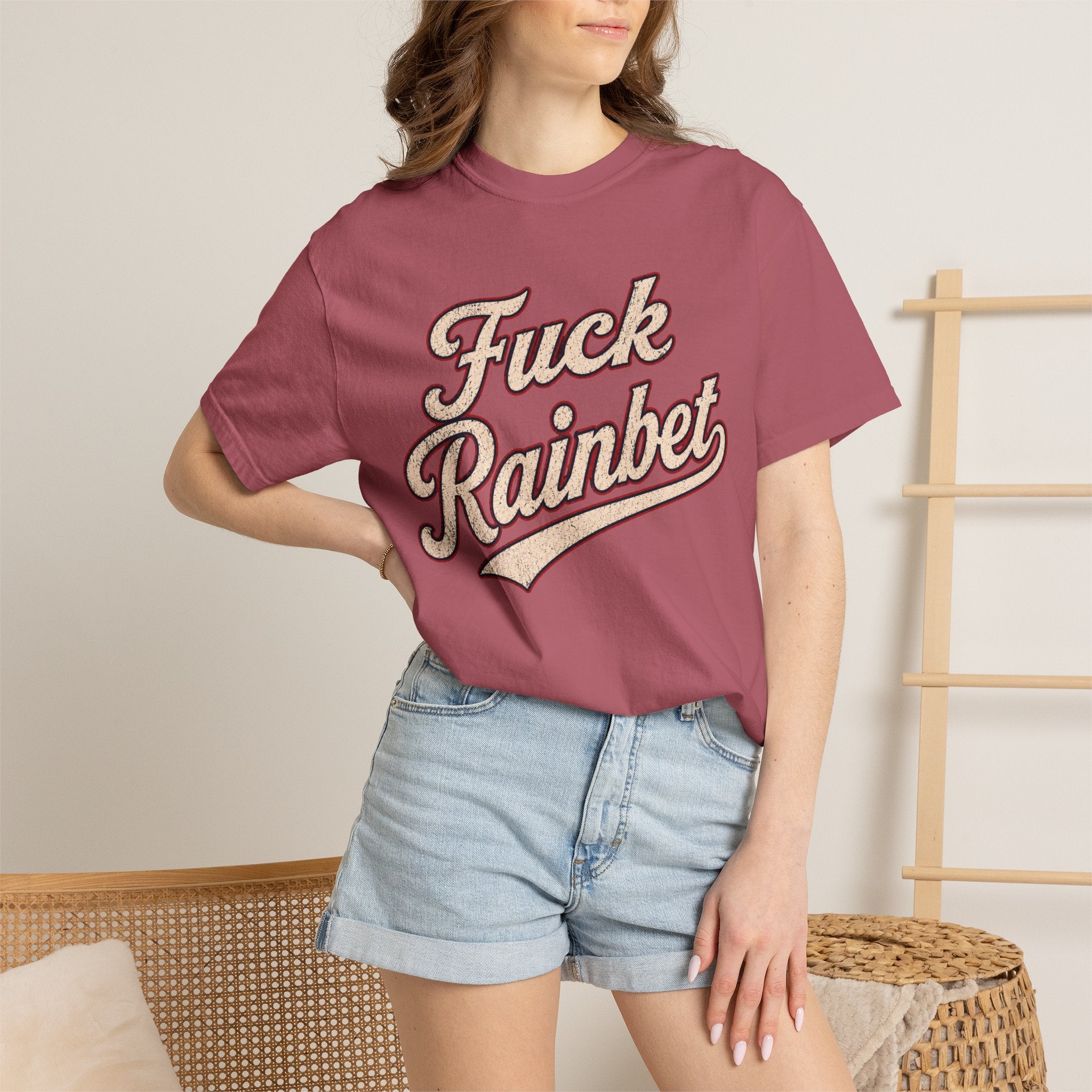 F*** Rainbet | Unisex Garment-Dyed T-shirt