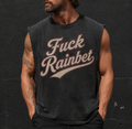 Tank Top — "Fuck Rainbet" Retro Script Muscle Tank