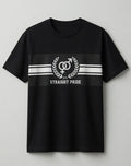 Straight Pride Graphic Tee — Retro Crest Unisex T-Shirt