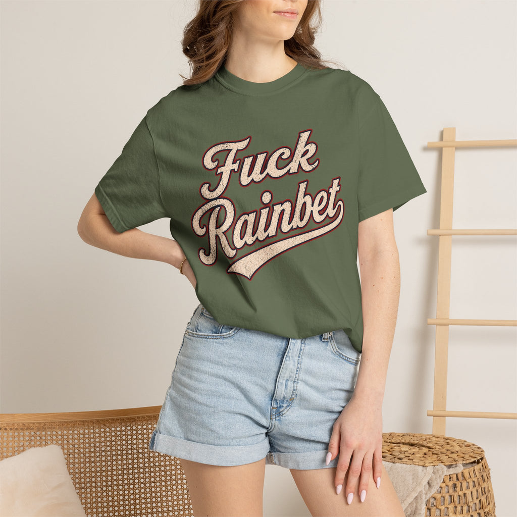F*** Rainbet | Unisex Garment-Dyed T-shirt
