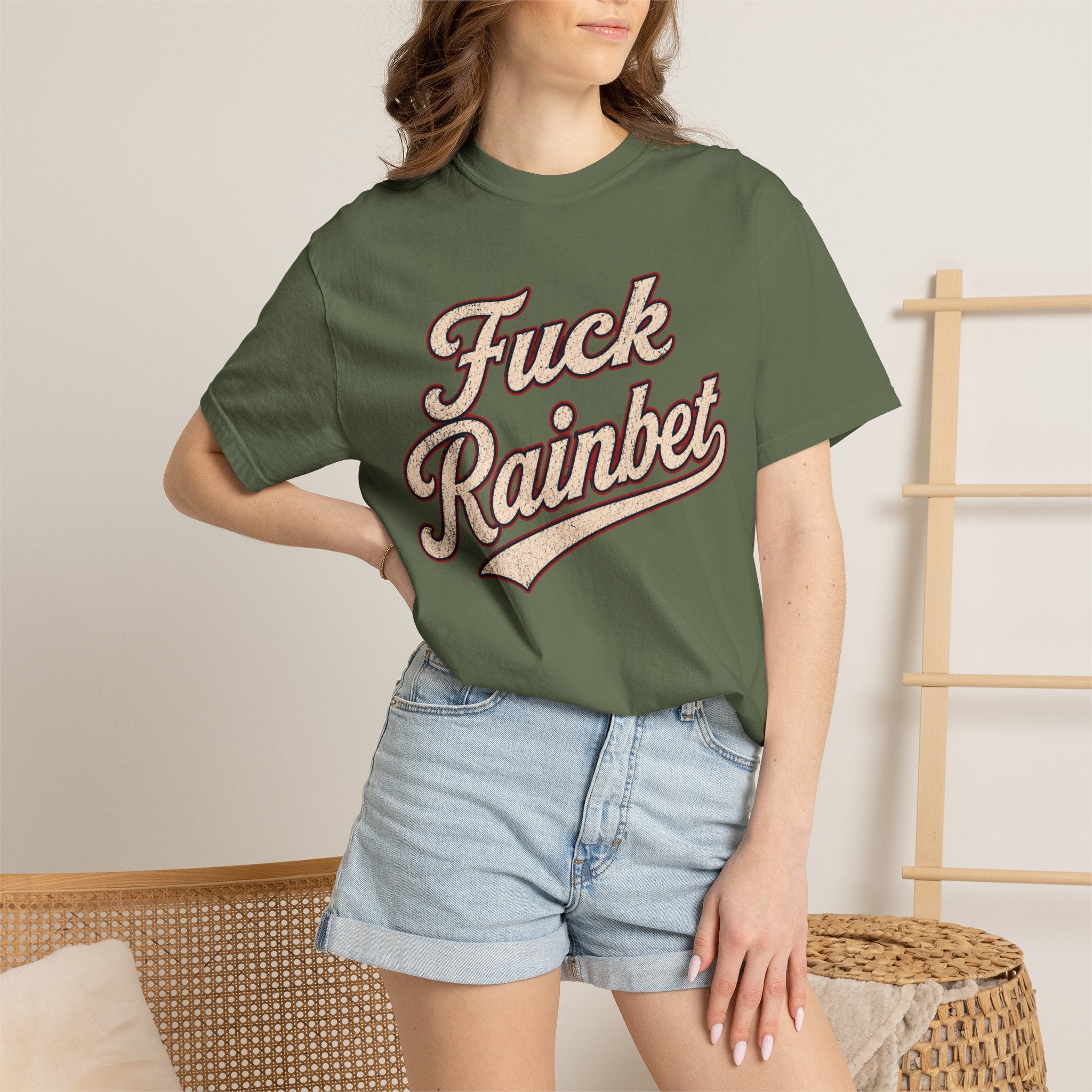 F*** Rainbet | Unisex Garment-Dyed T-shirt