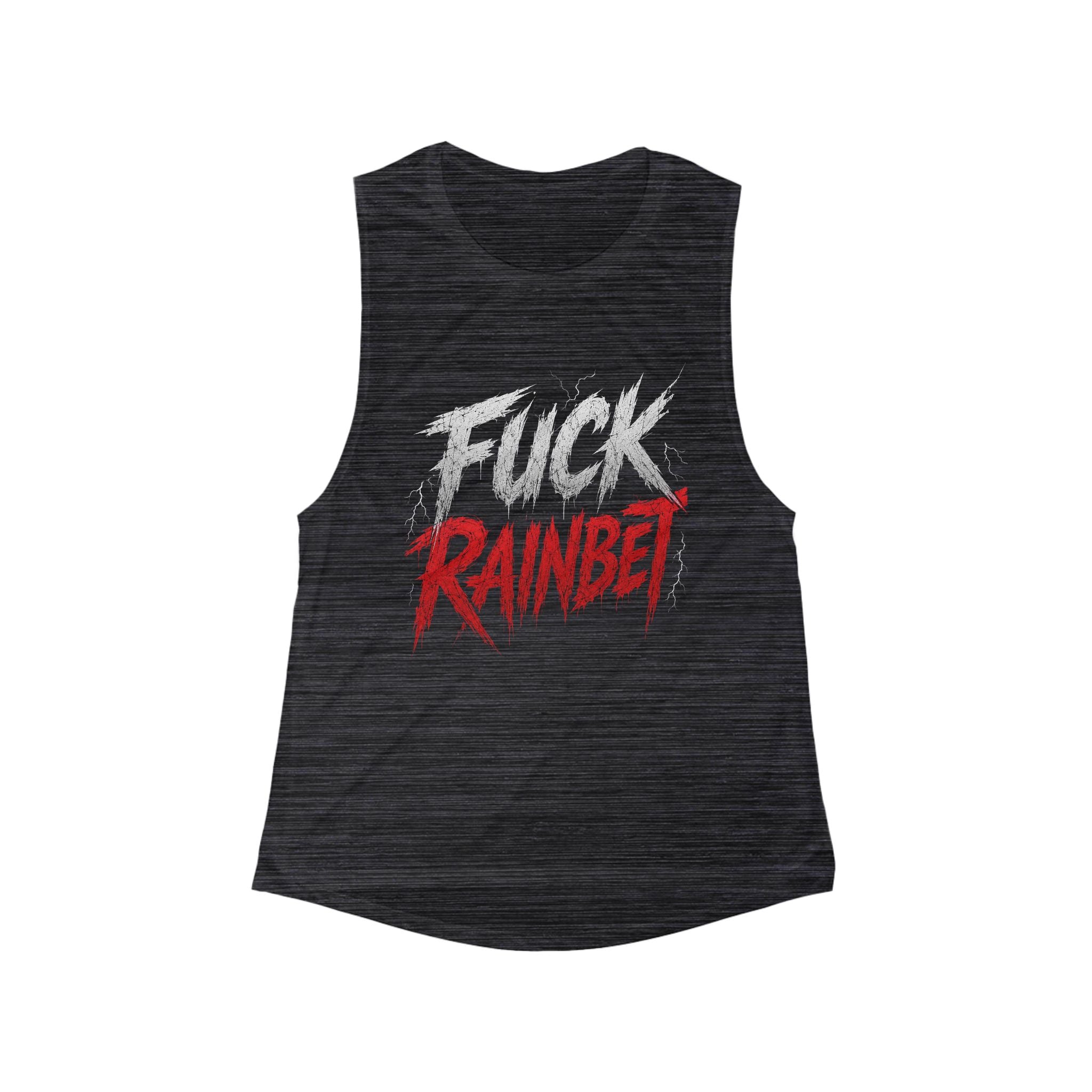 Fuck Rainbet Tank Top — Women's Graphic Muscle Tank